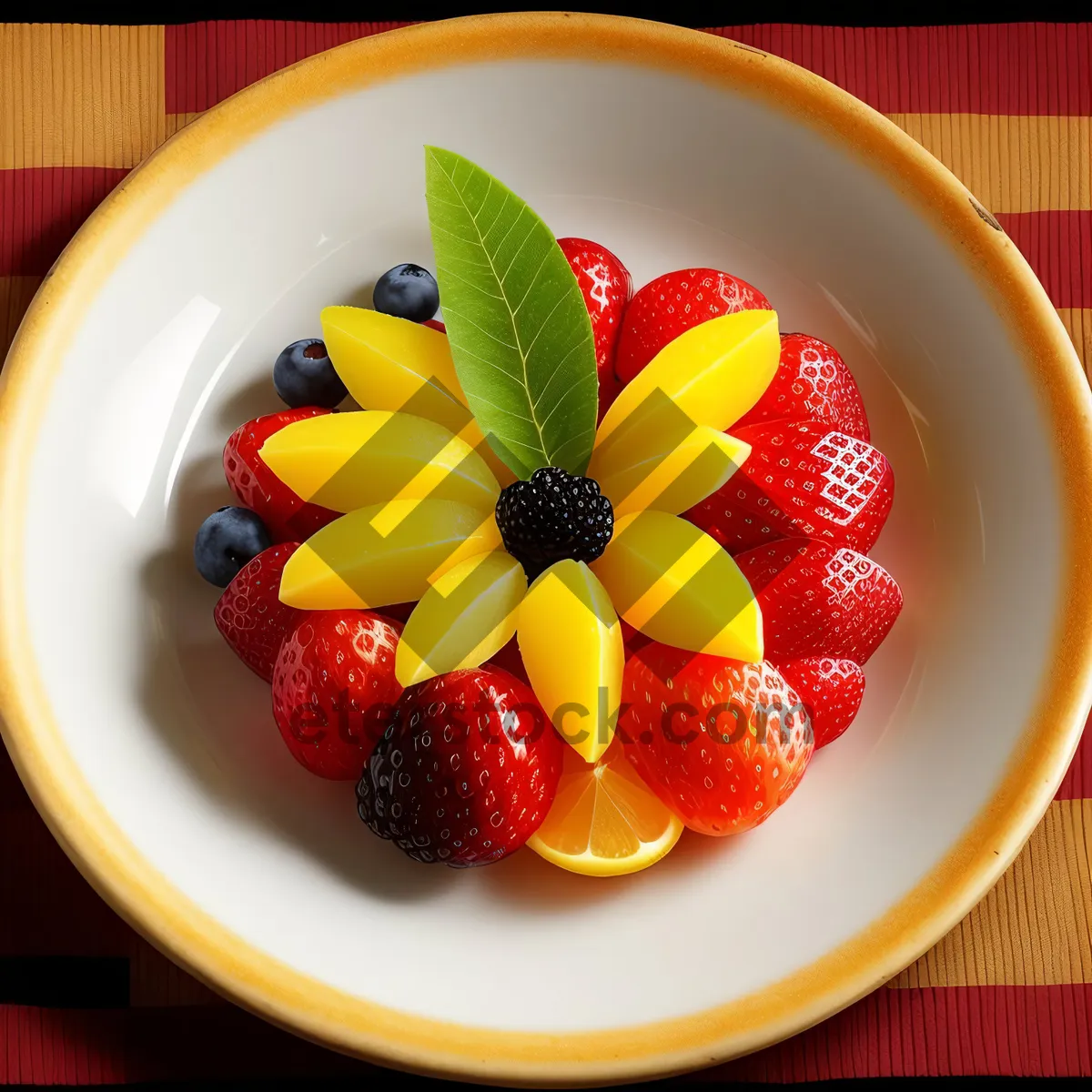 Picture of Delicious Strawberry Breakfast Bowl - Fresh and Nutritious Summer Delight