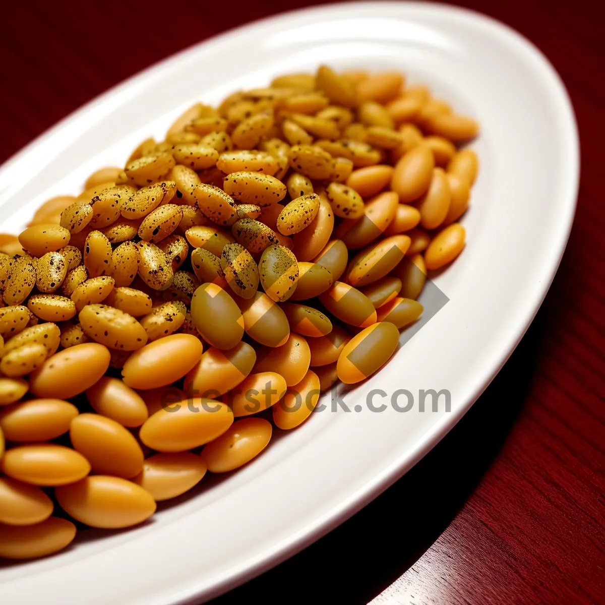 Picture of Nutritious assortment of organic lentils, peanuts, and beans