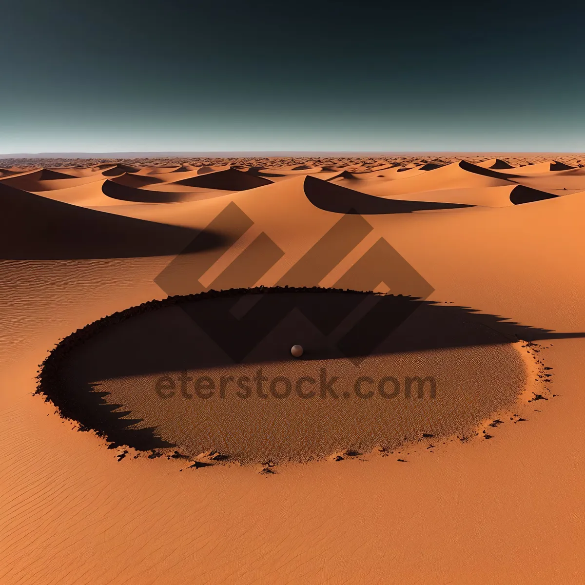 Picture of Sandy Beachscape under a Vibrant Sun