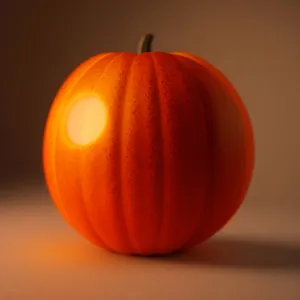 Fresh Harvest: Autumnal Orange Pumpkin Squash