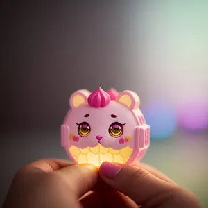 Pink Piggy Bank - Saving Happiness with Cute Cartoon Piglet!