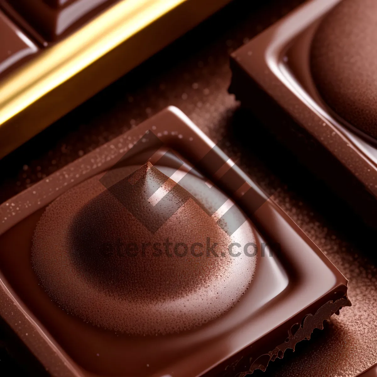 Picture of Decadent Cocoa Delight in Rich Brown Hue