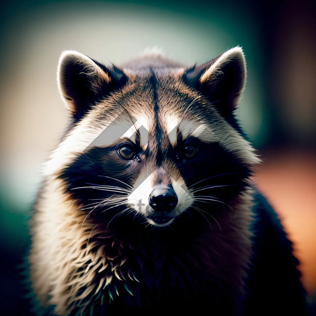 Picture of Cute Feline Kitty Portrait with Whiskers