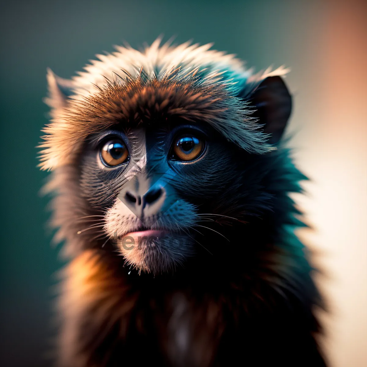 Picture of Cute Baby Monkey with Expressive Eyes