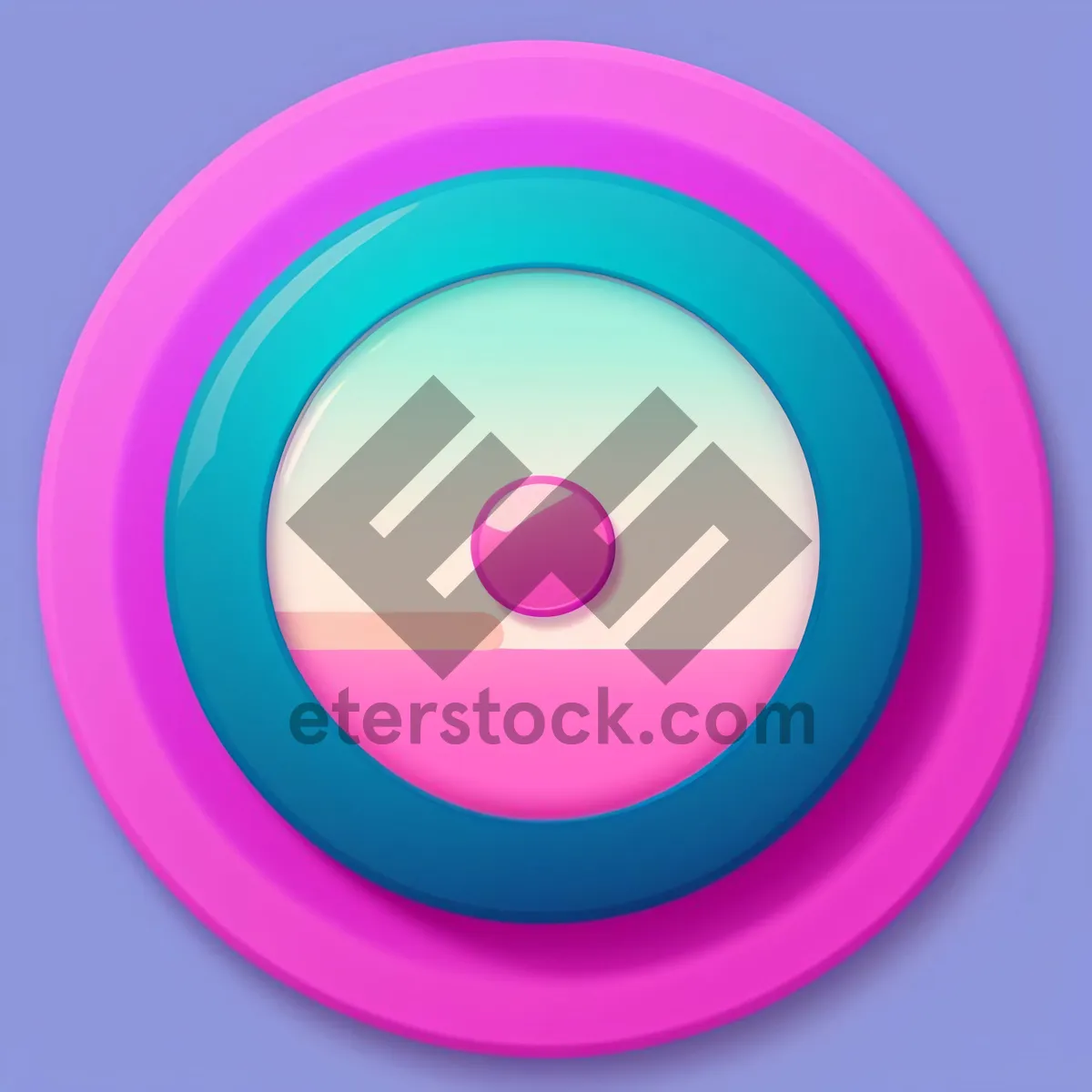 Picture of Glossy Round Button Web Icon
