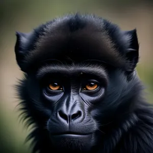 Adorable Baby Primate Captivated at the Zoo