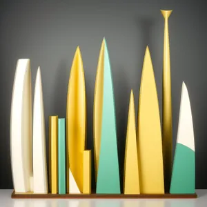 Yellow candle drawing with colorful wax pencils