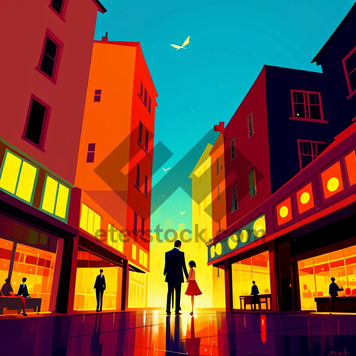 Picture of Modern Urban Skyline: Captivating City Architecture