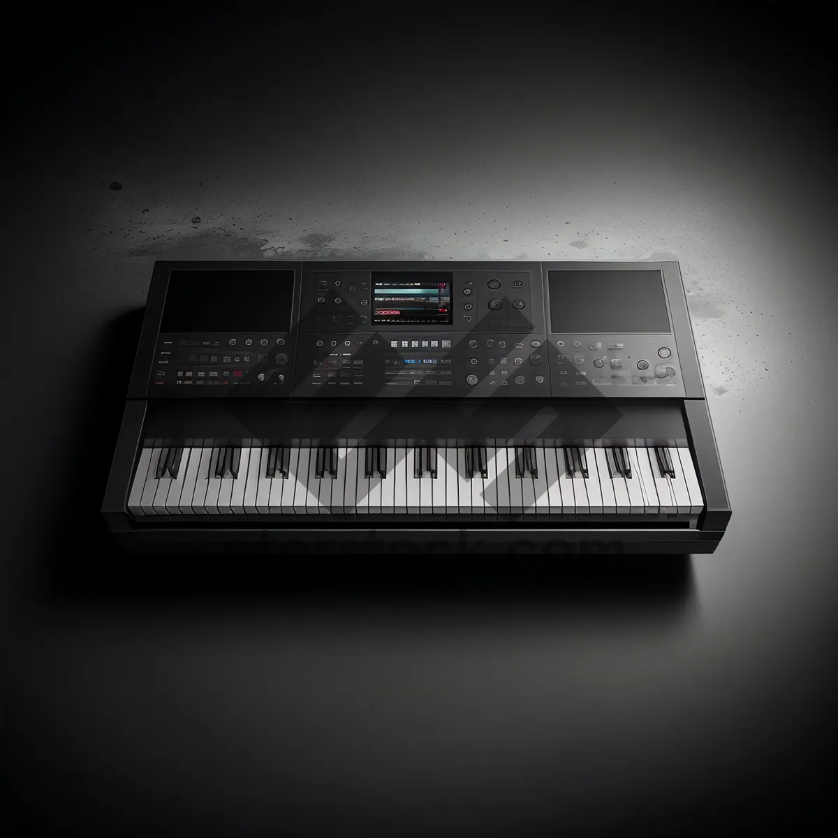 Picture of Digital Synthesizer with Keyboard and Sequencer