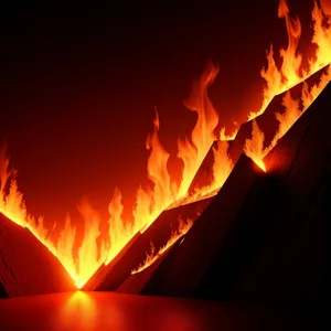 Blazing Hearth: A Fiery Inferno of Warmth and Danger