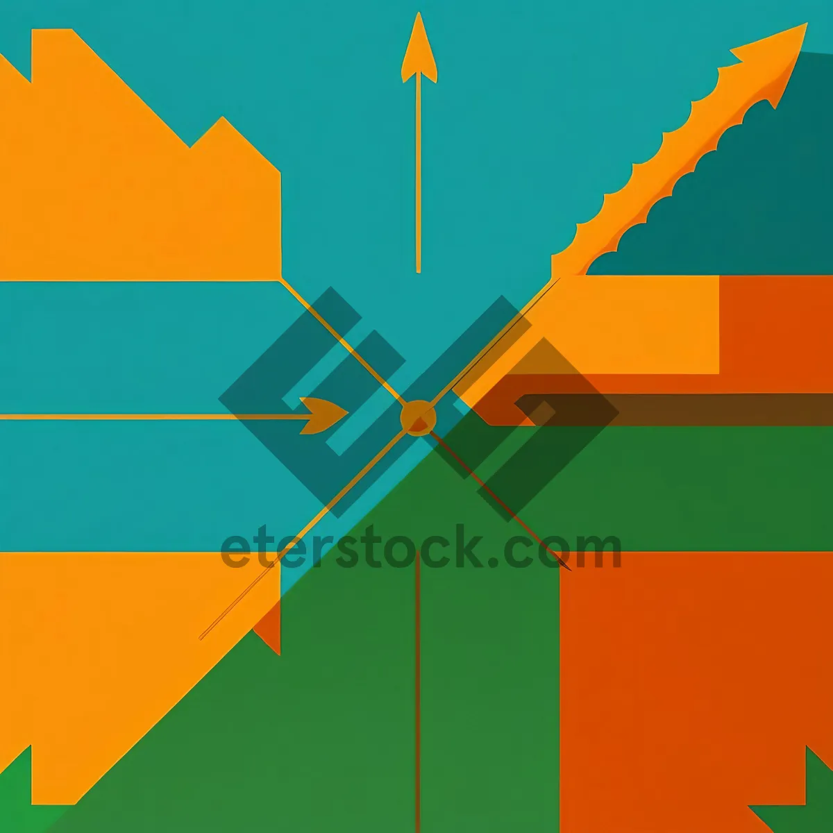 Picture of Country's Flag: Graphic Design Symbolizing National Identity