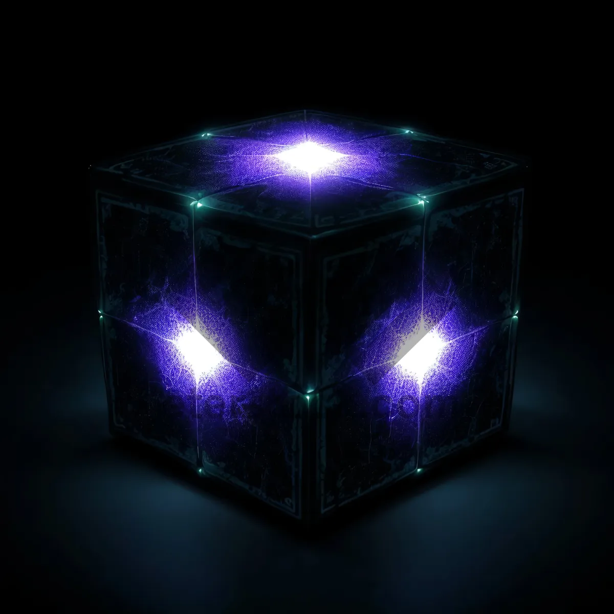 Picture of Black Fractal Design Light Effect Graphic Shape