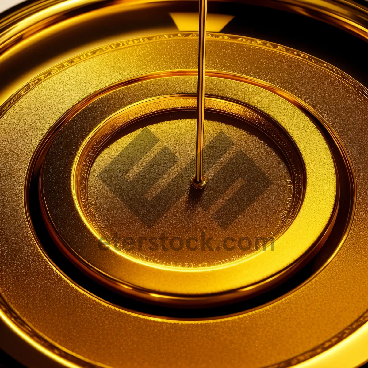 Picture of Analog Clock with Pendulum and Roulette Wheel