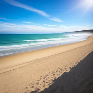 Sun-kissed Serenity: Idyllic Beach Bliss