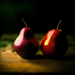 Juicy and Ripe Yellow Pear - Fresh and Healthy Fruit