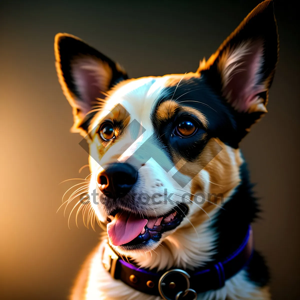 Picture of Cute Chihuahua Puppy in Studio Portrait