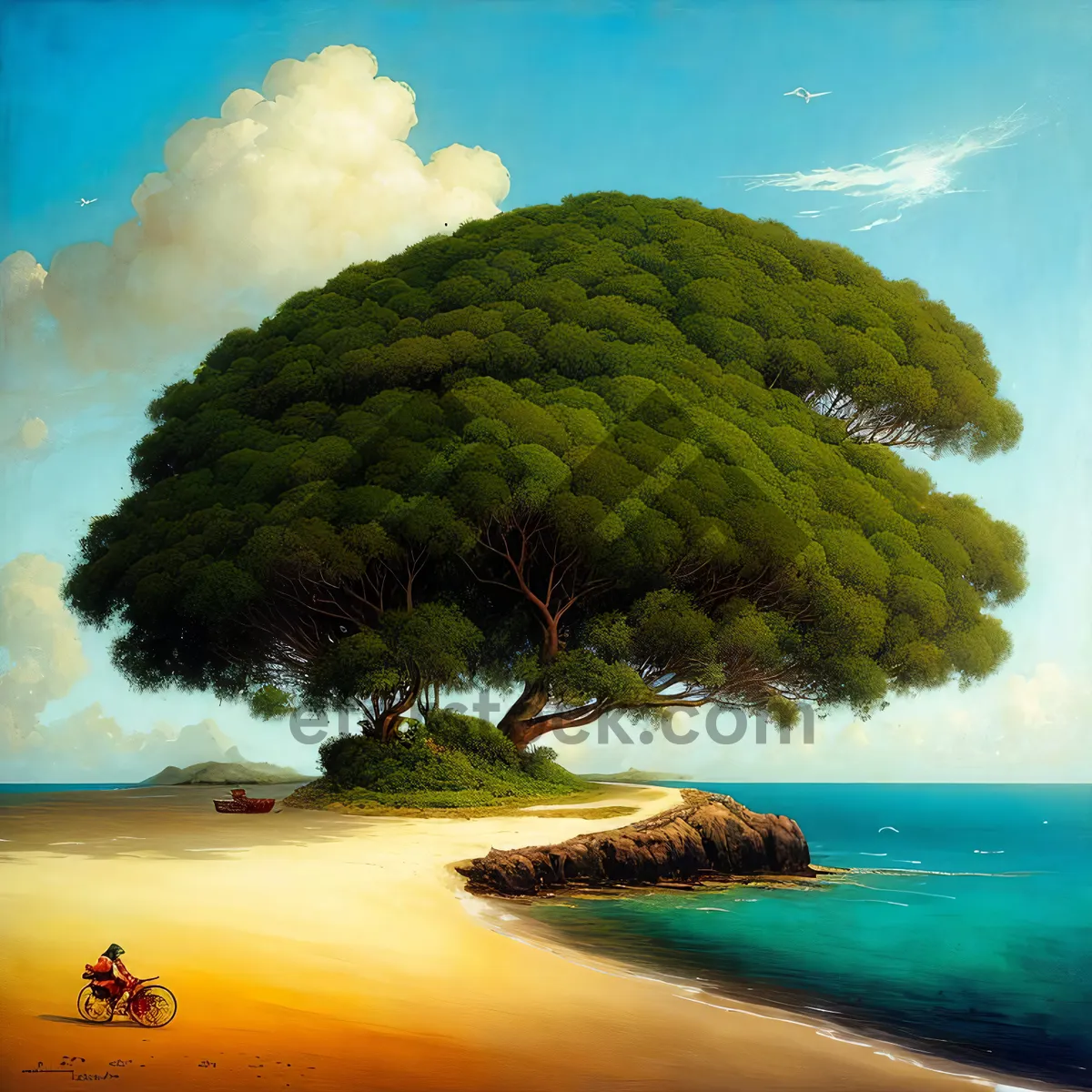 Picture of Tropical Paradise: Sun, Sand, and Sea Dreamandscape