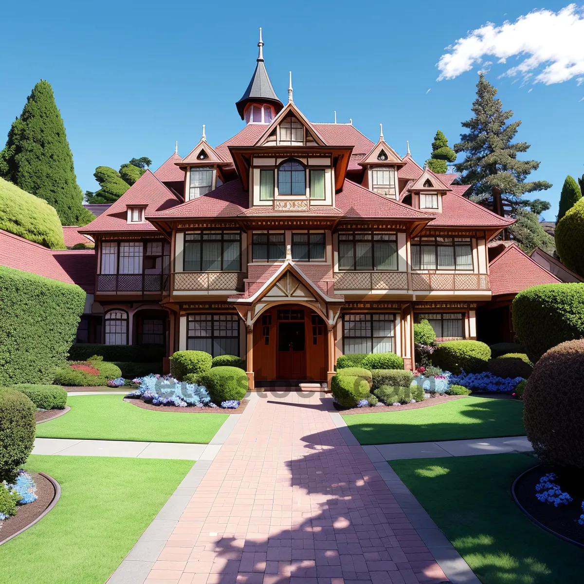 Picture of Storied Brick Residence with Historic Charm