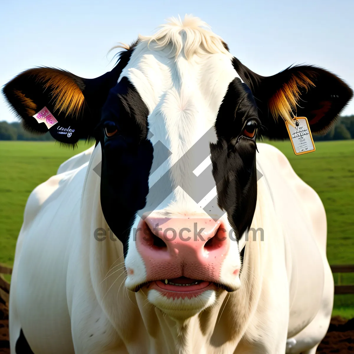 Picture of Farmstead Livestock Grazing in Green Pastures