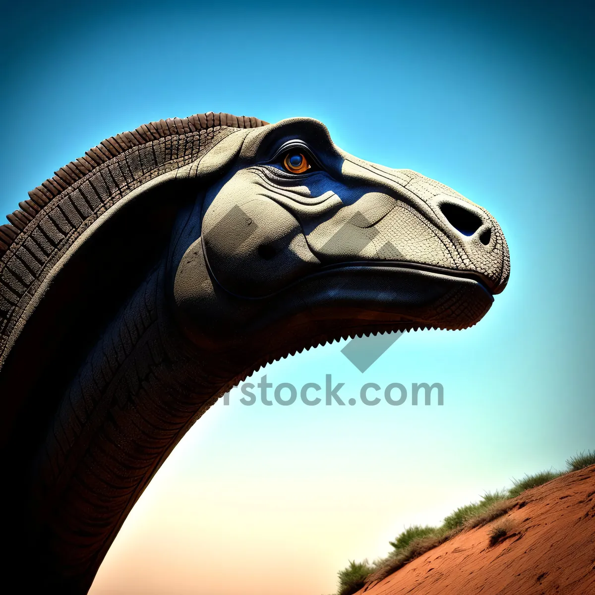 Picture of Majestic Pelican with Piercing Gaze