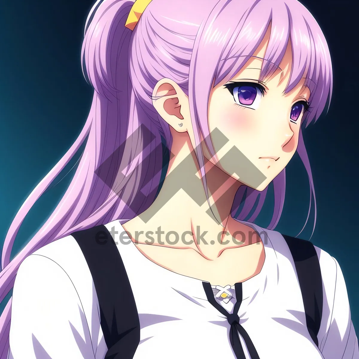Picture of Mystic Moon Cartoon Charm with Sexy Hair