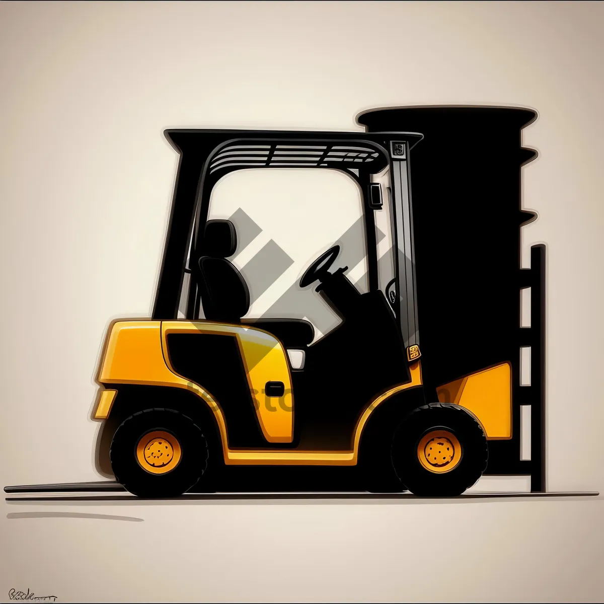 Picture of Versatile Transport: Forklift Truck for Efficient Cargo Delivery