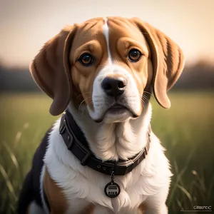 Canine Cutie Sitting, Captivating and Cute