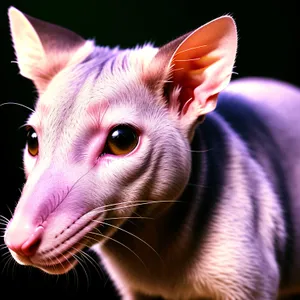 Cute Kitty with Furry Whiskers and Adorable Eyes