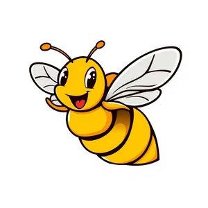 Happy Cartoon Animal Character Clip Art