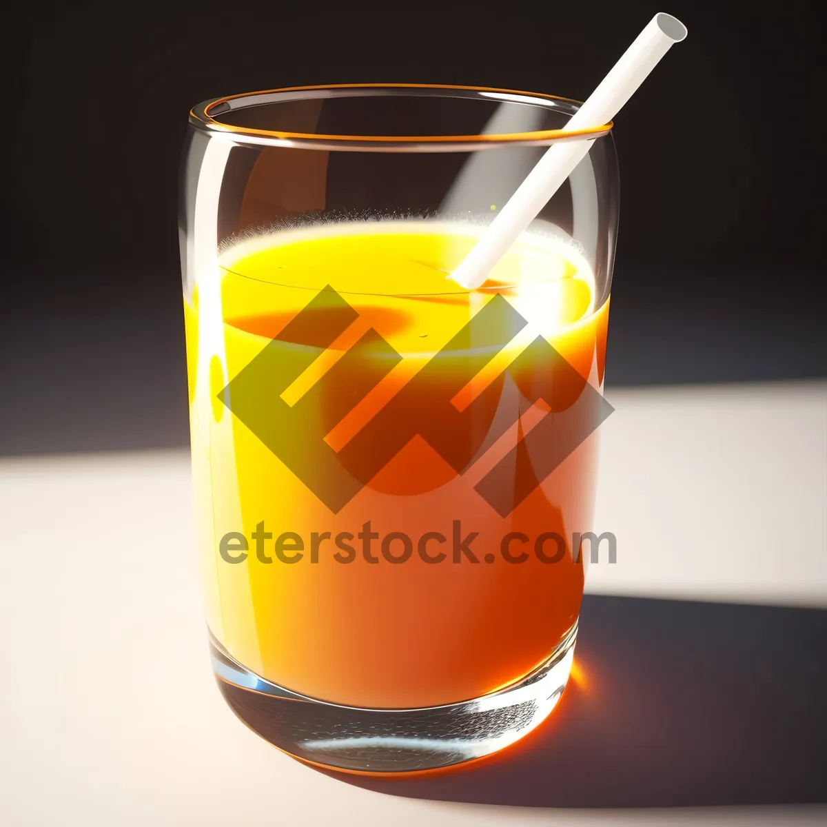 Picture of Refreshing citrus tea in glass mug