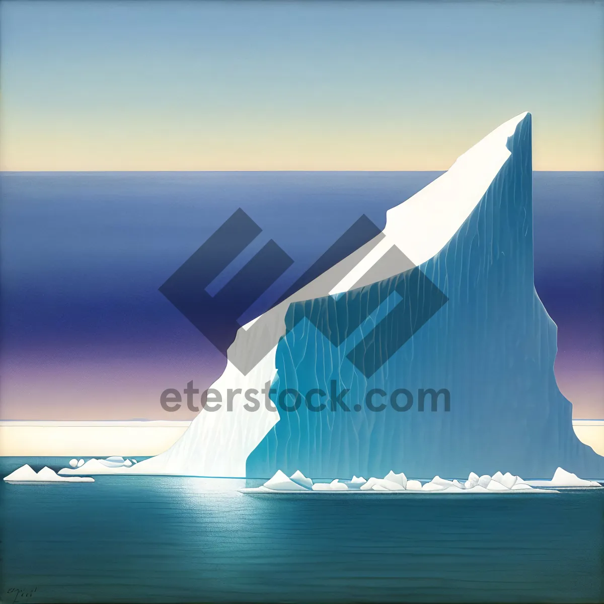 Picture of Serene Seascape: A Majestic Ocean Landscape with Turquoise Waters