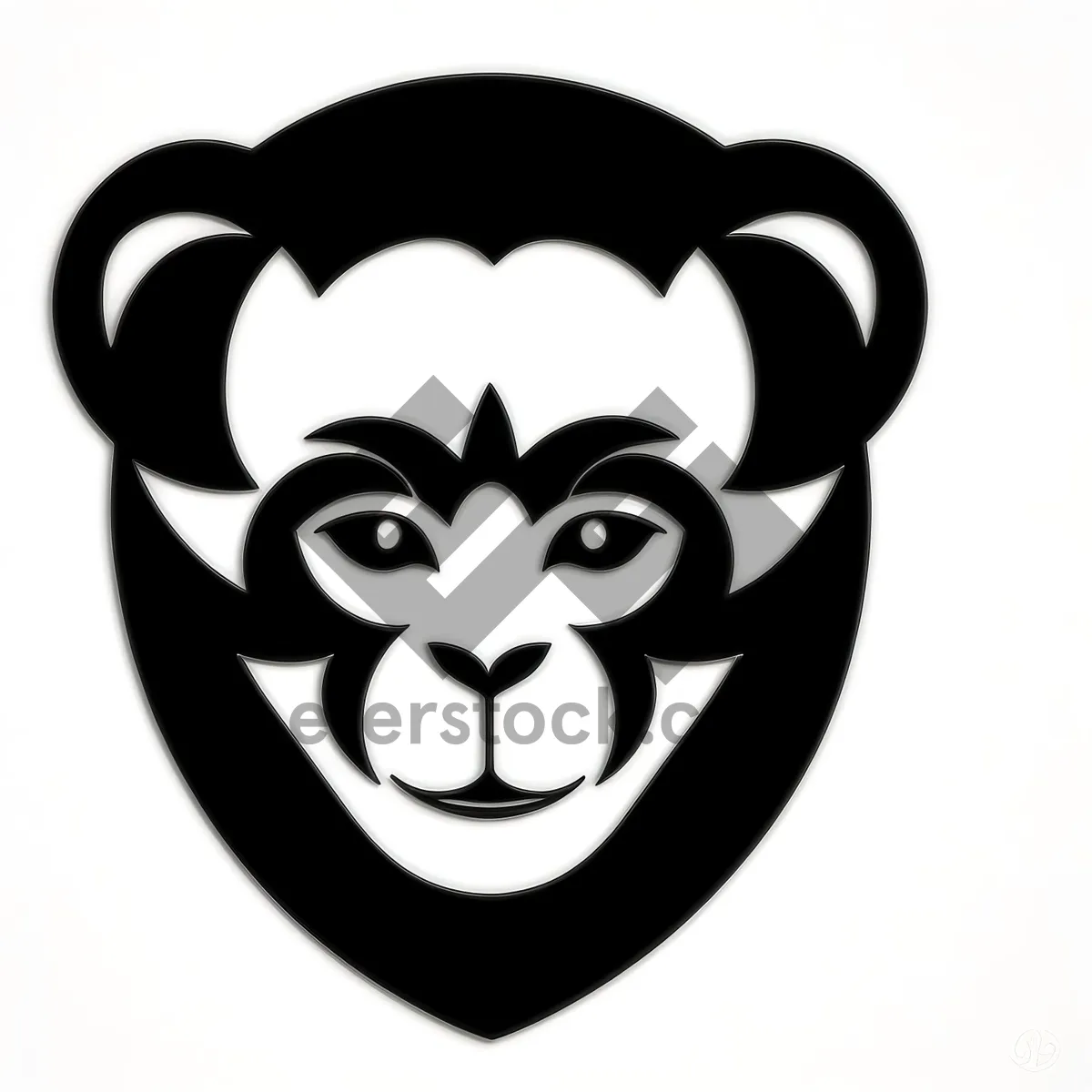 Picture of Black Pirate Poison Symbol Cartoon Drawing