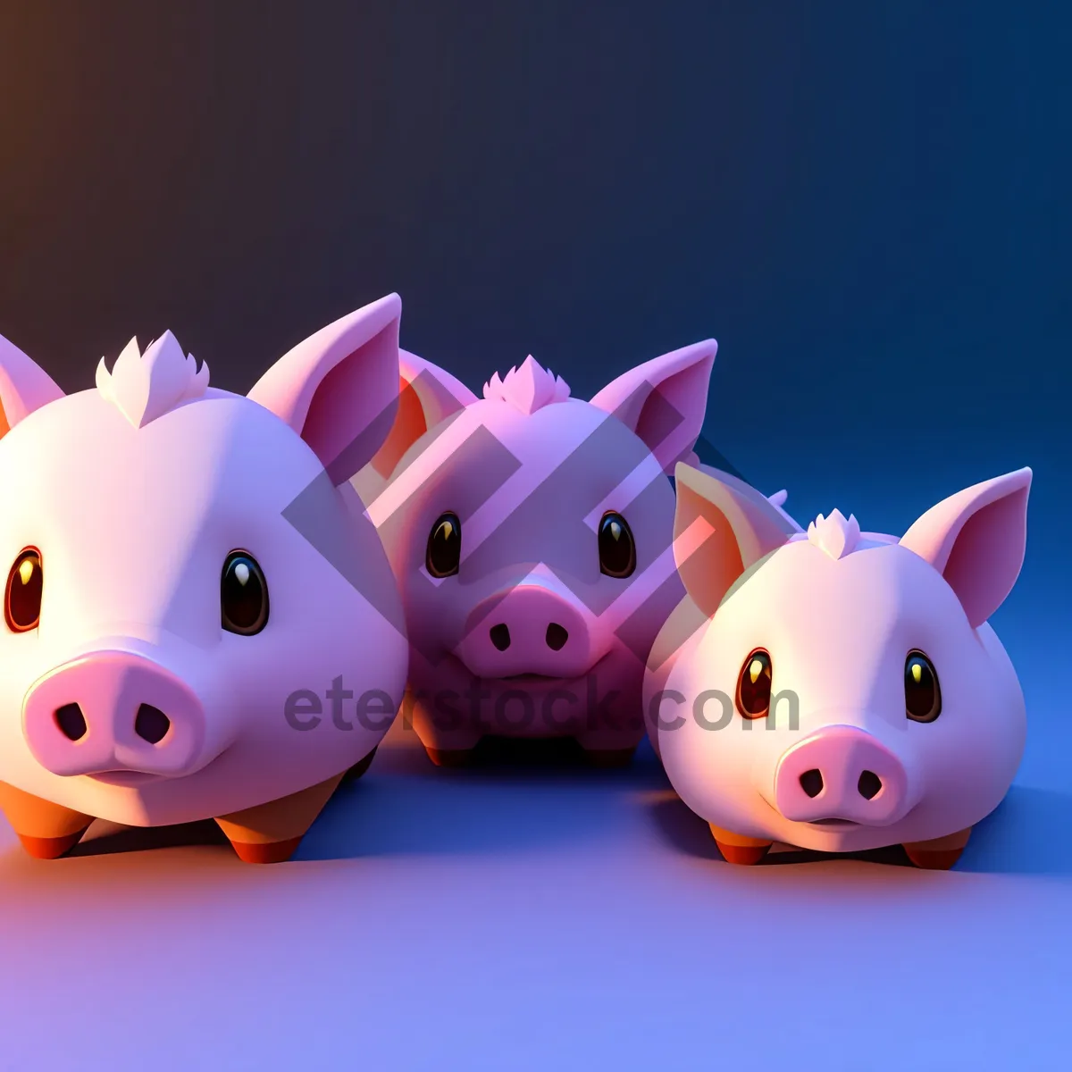 Picture of Piggy Bank Savings - Money-saving container for financial wealth