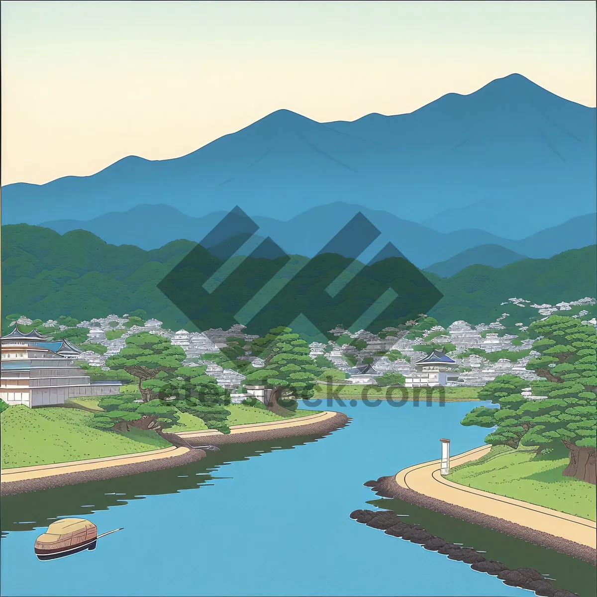 Picture of Serene Lakeside Mountain Retreat