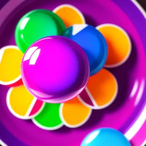 Vibrant Glass Sphere Button Collection: Bright, Colorful, and Shiny