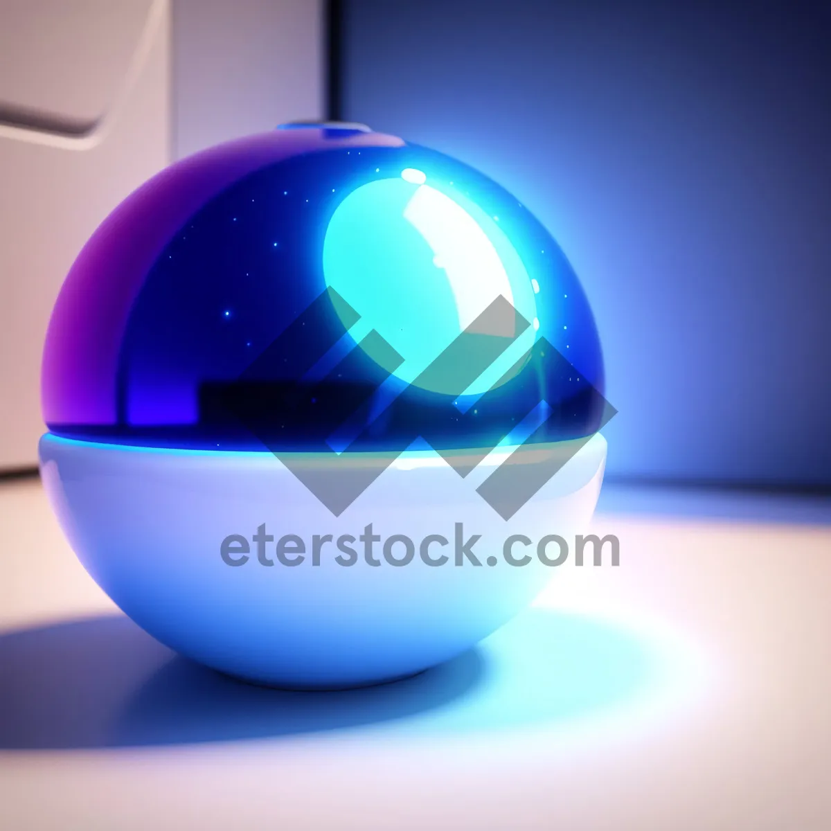 Picture of Glass Button: Basic Shiny 3D Symbol Design