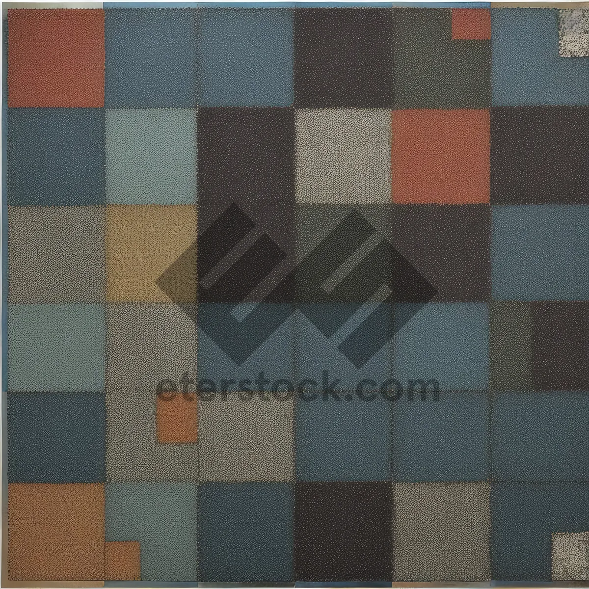 Picture of Geometric Tartan Checkered Square Pattern Wallpaper Texture