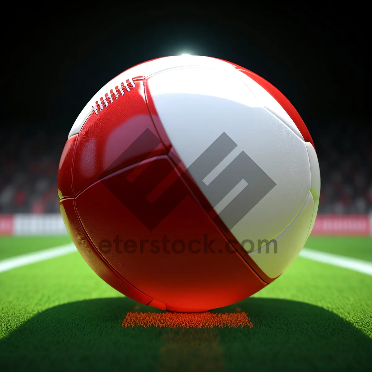 Picture of World Cup Soccer Ball with Flags