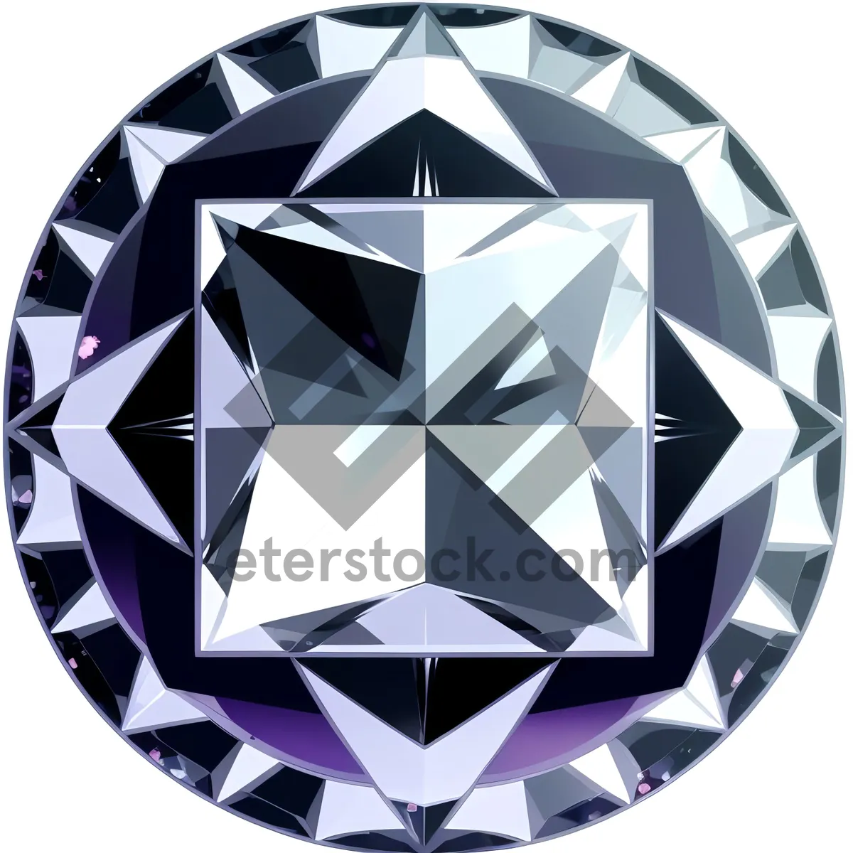 Picture of Shiny Five-Spot Gem Symbol Graphic