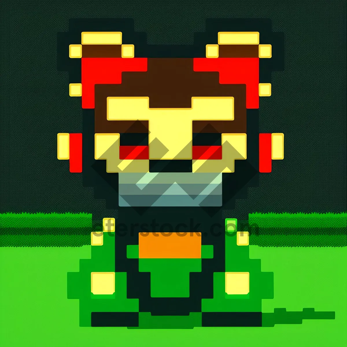 Picture of Excavation Toy Icon – 3D Symbol for Business Web Design