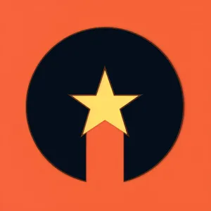 Shiny Black Graphic Design Icon