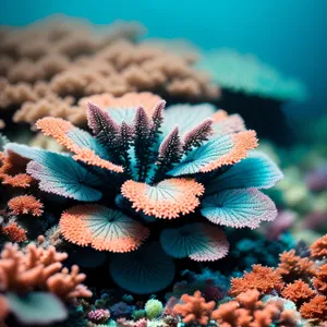 Colorful Marine Life in Tropical Reef