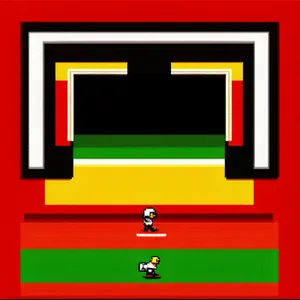 Square 3D Button Icon Design Frame