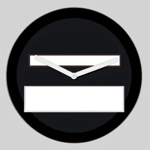 Web Button: Shiny Black Round Icon