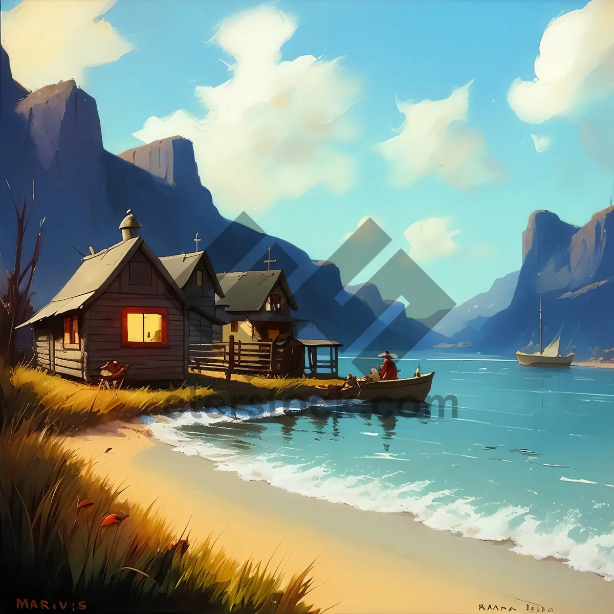 Picture of Serene Beach Haven: Tranquil Waterside Getaway with Breathtaking Scenery