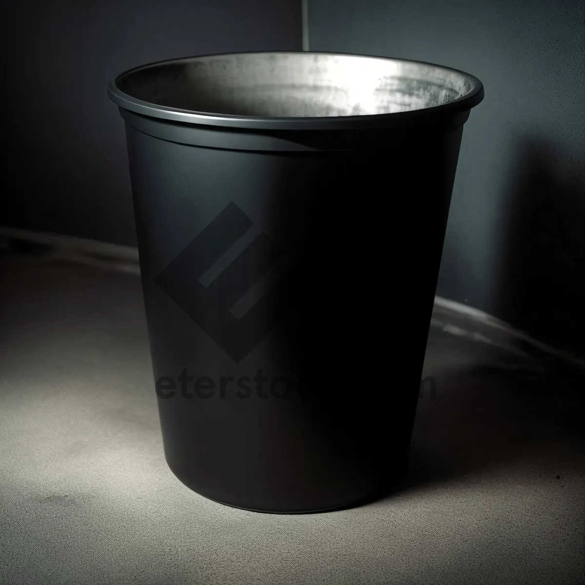 Picture of Hot beverage in empty glass mug