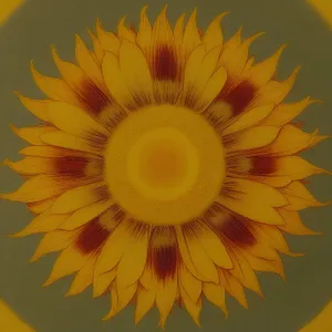 Vibrant Sunflower Bloom in Field