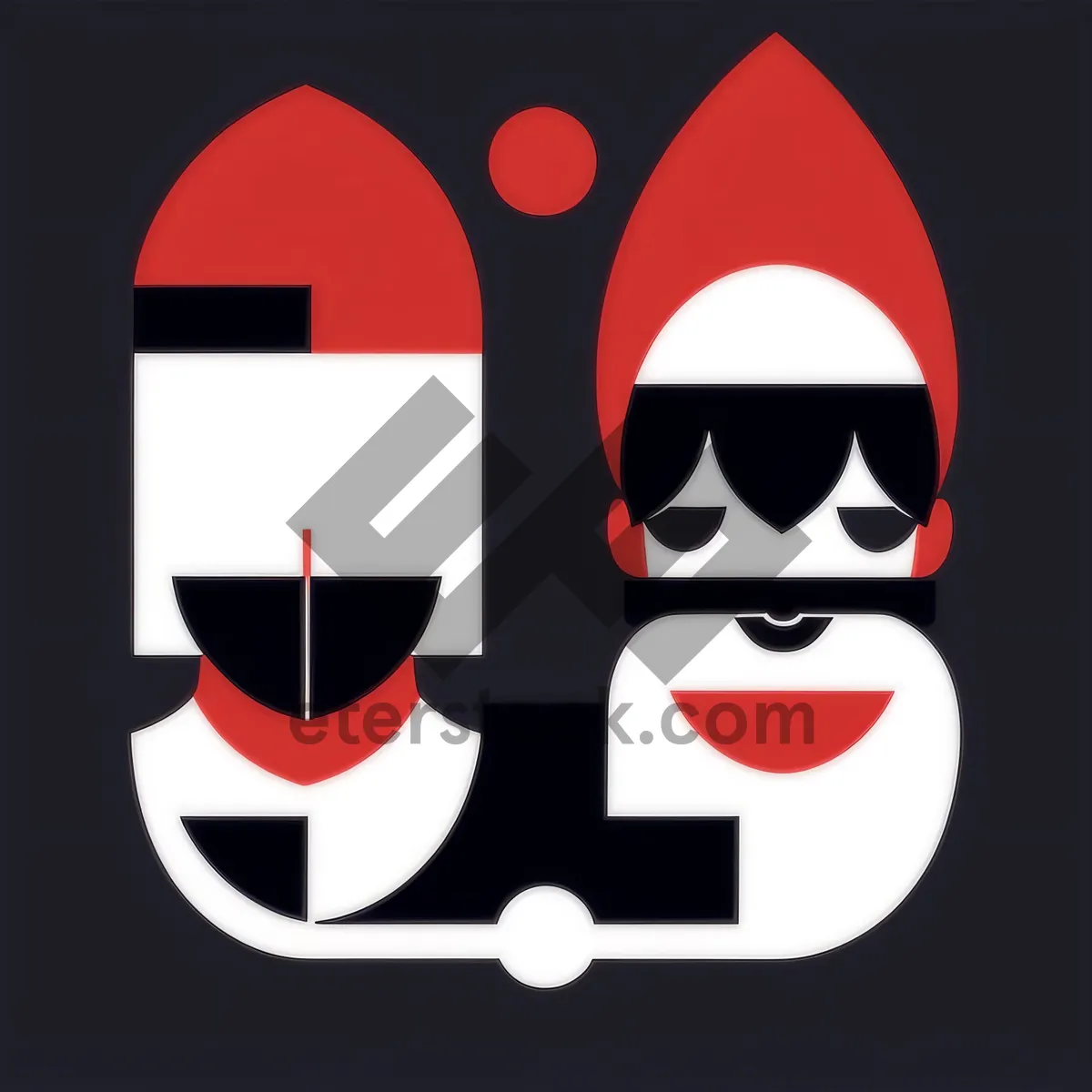 Picture of Pirate-themed Web Icon Set: Black Cartoon Symbols