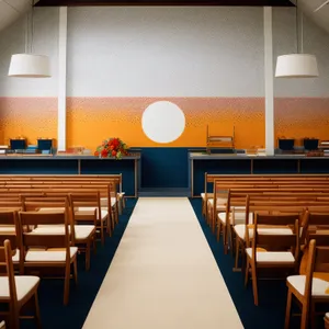 Contemporary Kitchen: Modern Indoor Restaurant Interior Design