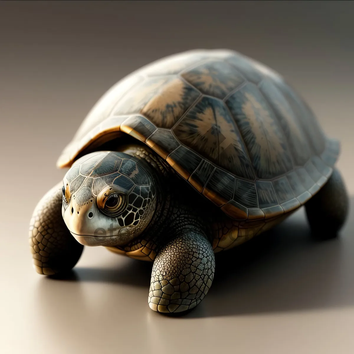 Picture of Slow and Steady Terrapin in its Shell